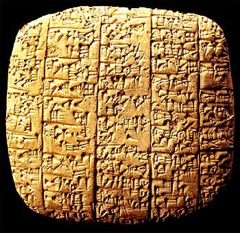 Tablette Hypnose cuneiforme sumerien